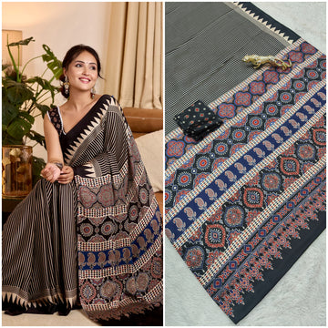 Saree swag is always in style.