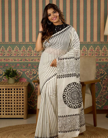 ✨ Elegant Lilan Cotton Saree ✨