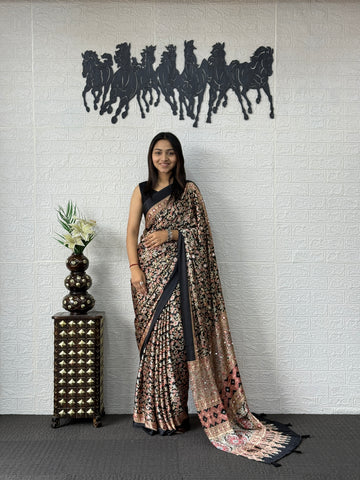 Artisan Inspired Ethnic Print Saree