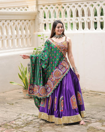 Buy Lightweight and Stunning Navratri Lehenga Cholis Online from Genuine Manufacturers in Surat.