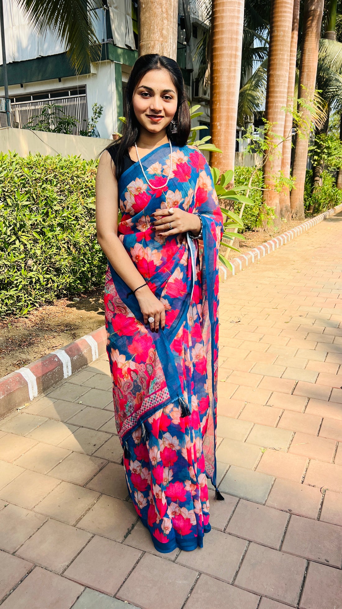 🌸 Beautiful Lilan Cotton Saree 🌸