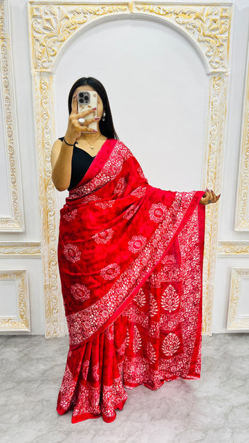 Crape Silk Saree