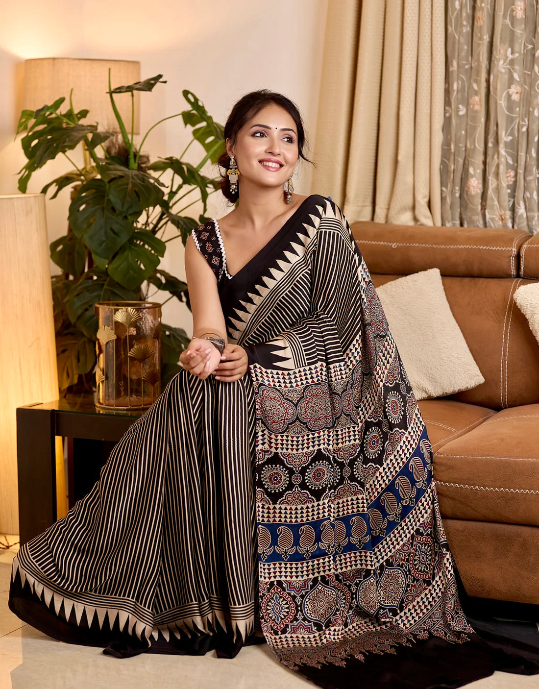 Saree swag is always in style.