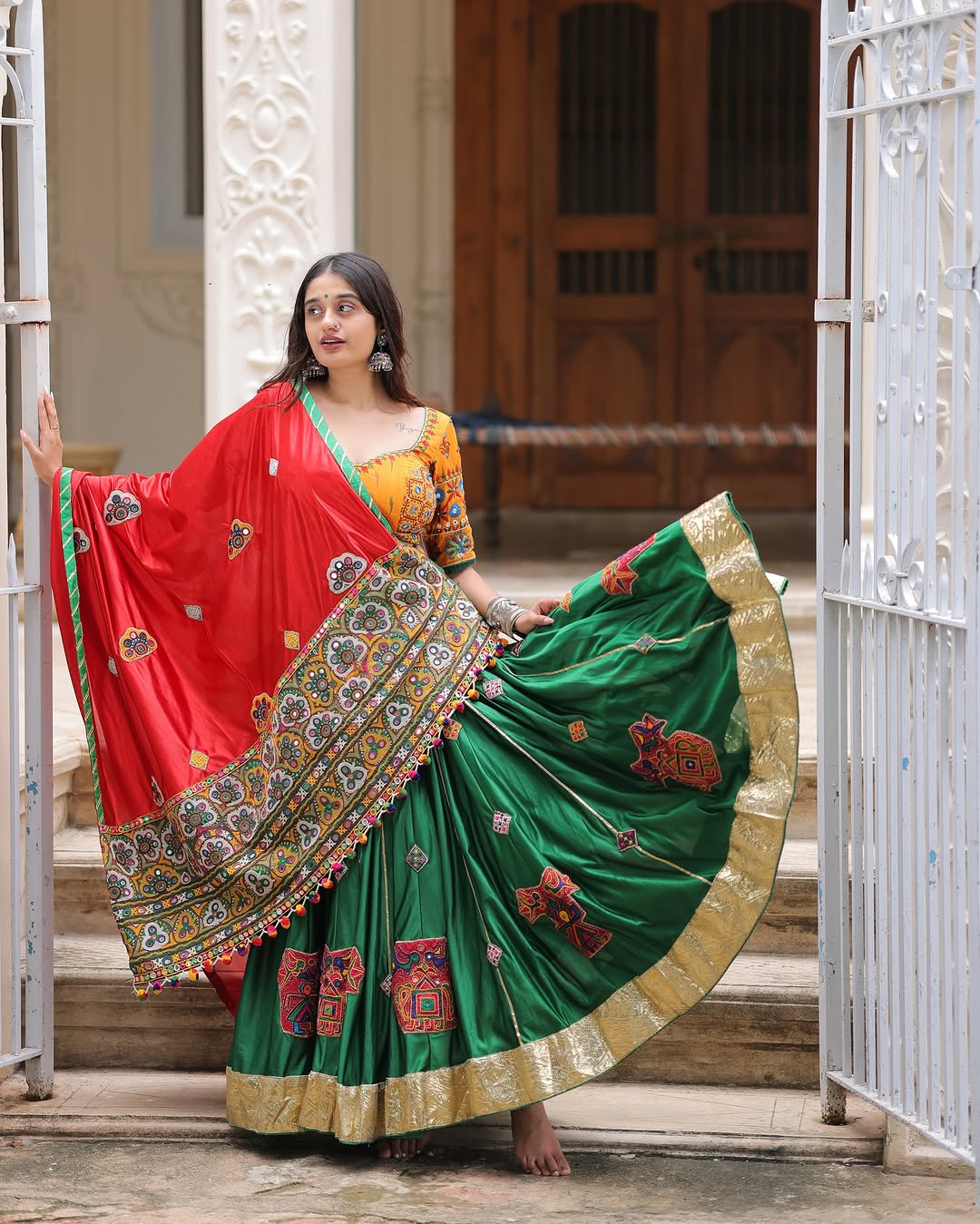 Buy Lightweight and Stunning Navratri Lehenga Cholis Online from Genuine Manufacturers in Surat. Navratri lehenga choli is the most important and must-have ...
