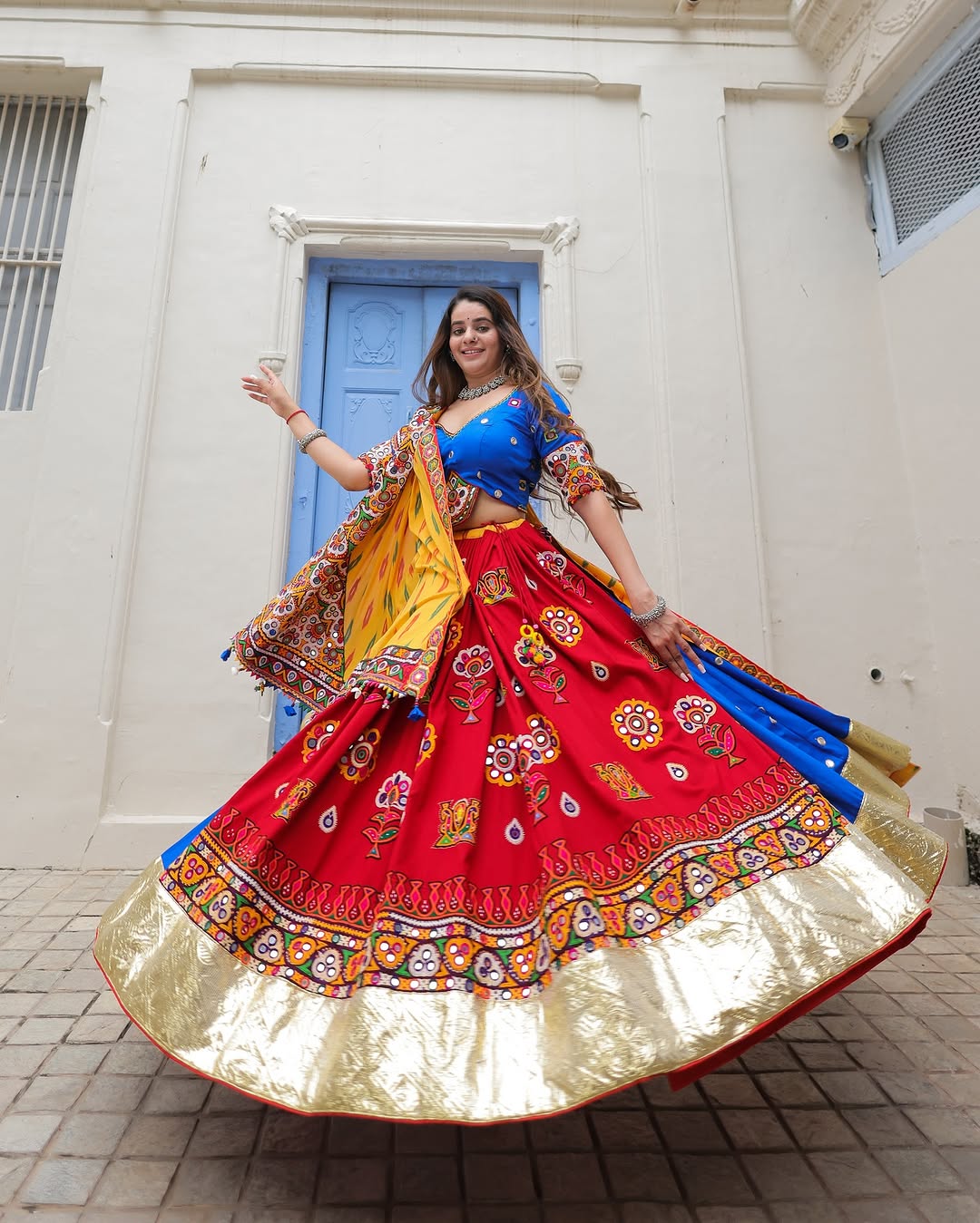 Buy Lightweight and Stunning Navratri Lehenga Cholis Online from Genuine Manufacturers in Surat. Navratri lehenga choli is the most important and must-have ...