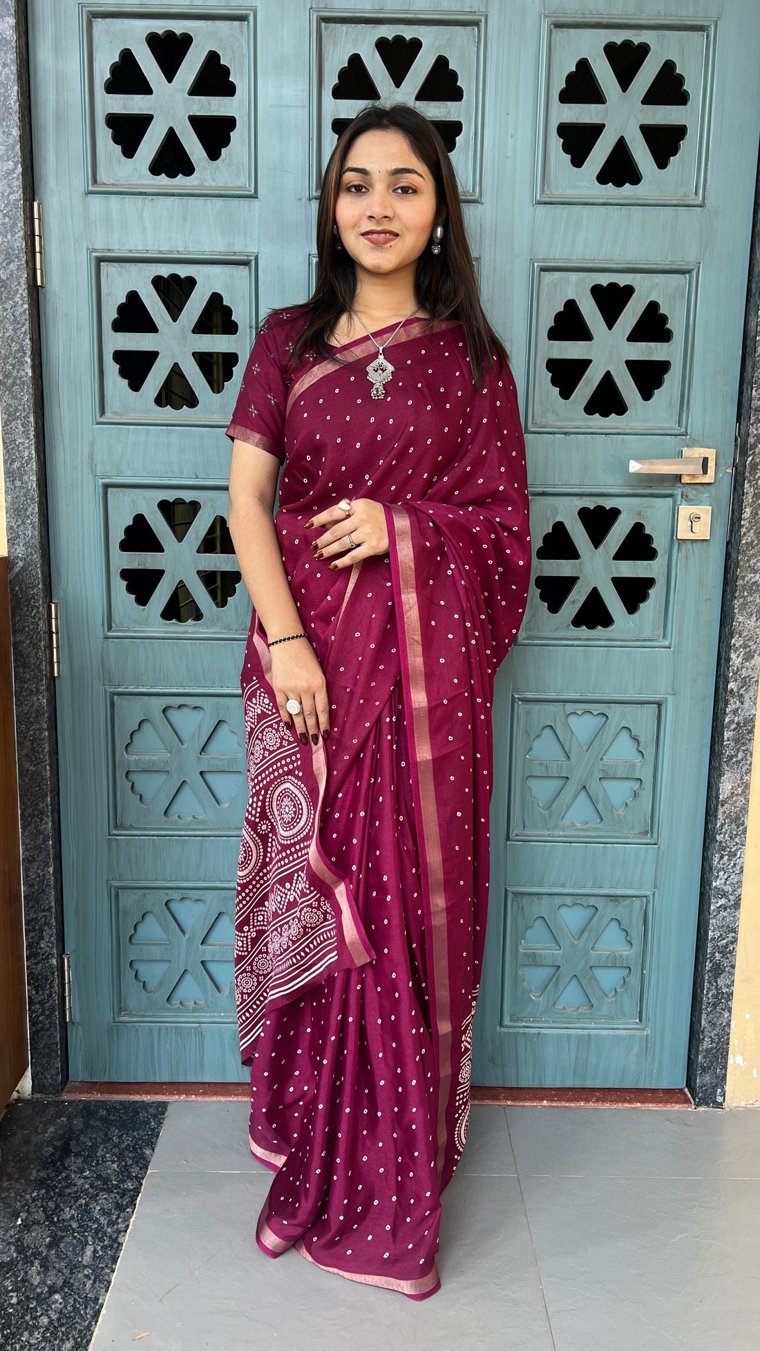 ✨ Elegant Mal Mal Cotton Silk Saree – Grace in Every Drape ✨