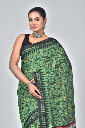 ✨ Premium Lilan Cotton Digital Print Saree ✨